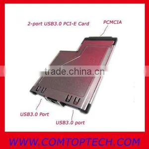 Two Ports USB3.0 to PCMCIA Card/ 2-port Usb3 Pcmcia Card thumbnail-1