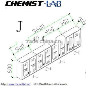 Heavy Duty Steel Physical Lab Work Table With Full Height Drawers & Epoxy Resin Top thumbnail-6