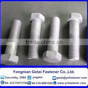 Hot Dip Galvanized Hexagon Bolts DIN 933 DIN 931 Grade 4.8 thumbnail-2