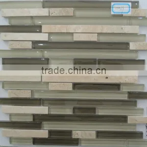 Microcrystal Glass Mix Stone Mosaic Tile 14BS45 thumbnail-2