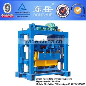 QT40-2 Interlock Brick Machine/Manual Concrete Block Making Machine thumbnail-3