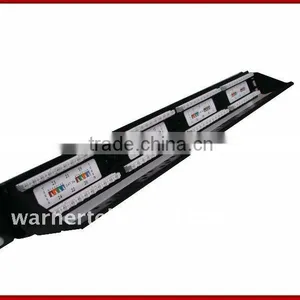 W-TEL Network 24port UTP SC/ST/LC ODF Fiber Optic Krone Patch Panel Cat6cat7 thumbnail-1