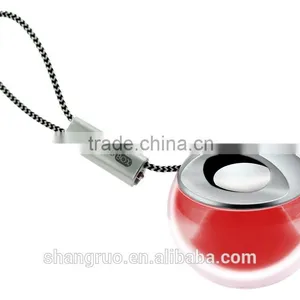 Waterproof Lanyard Crystal Ball Mini Player Outdoor Fashion Small Audio Mobile Phone Stereo Speakers thumbnail-1