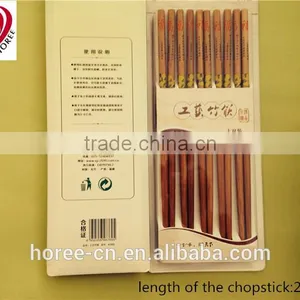 Japanese Carbonated Bamboo Reusable Chopsticks for Wholesale thumbnail-1
