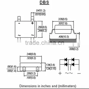 DBS102 Bridge Diode thumbnail-1