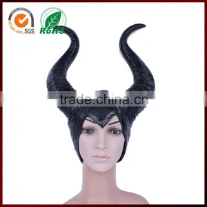 Veil Sexy Prom Party Halloween Masquerade Dance Mask With Horn thumbnail-3