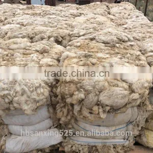 100% Greasy Russian Sheep Wool, 28-38mic, 80-95mm, Natural White Color thumbnail-3