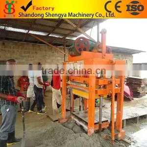Shengya Brand QTJ4-40B Hydraform Baking-free Concrete Clay Block Making Machines China Product thumbnail-2