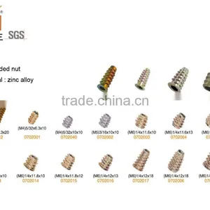 Zinc Alloy Embedded Lock Nut for Wood Furniture thumbnail-1