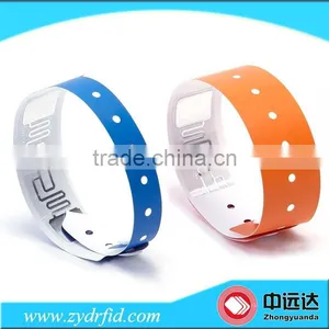 Hot Selling PET Disposable Rfid Wristband Bracelet thumbnail-2