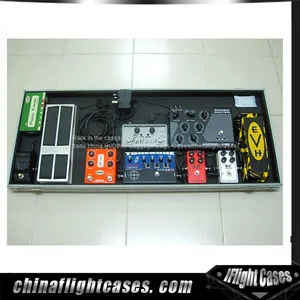 Black Fireproofing Aluminum Case Pedal Board Flight Cases thumbnail-1