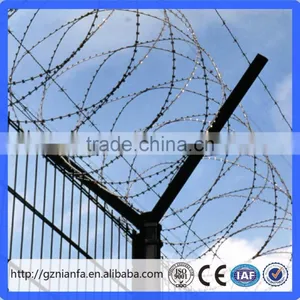 Security Use Galvanized/pvc Razor Barbed Wire in Coil for Sale(Guangzhou Factory) thumbnail-6