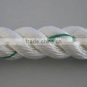 White Navy Blue Black 3 Strand Twist Nylon Polyester pp Rope Cord thumbnail-1