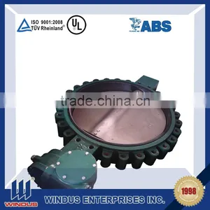 DN1250 PN61 Cylindrical Gear Drive Butterfly Valve thumbnail-1