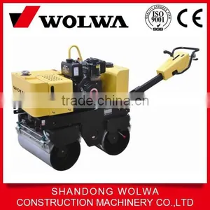 Walking Behind Double Drum Road Roller Compacter thumbnail-1