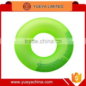 Adult Inflatable Swim Ring With Light and Handle --green 81cm 36# thumbnail-1