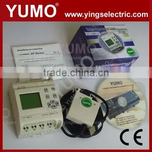 Programmable Intelligent Logic Controller AF-10MR-D LCD DC Power Supply 6 Points DC Input (analog) 4 Points Relay Output PLC thumbnail-2