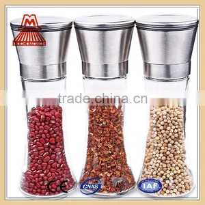 Manual Glass Bottle Pepper Grinder /spice Grinder From Store thumbnail-1