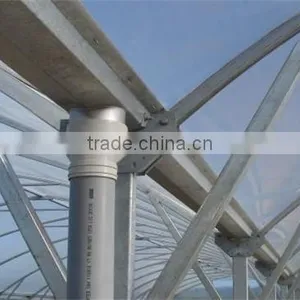 Multi-Span Greenhouse With Roll Up Motor For Ventilation Used For Animals Growing thumbnail-6