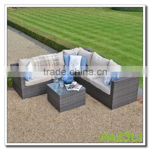 Audu 4 Piece Outdoor Lounge Setting thumbnail-1