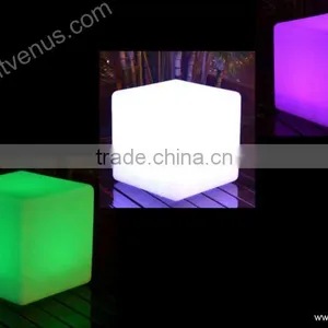 Remote Control LED Luminous Cube Seat, Bench,chair, Sedia, SILLA thumbnail-2