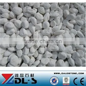 White Round Marble Pebbles Stone For Paving thumbnail-3