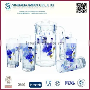 R104 Daily Use Products, Hot Eco-Friendly 7pcs Chinese Glass Tea Set thumbnail-1