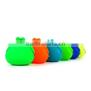 Wholesale Candy Colored Silicone Mini Coin Purse for Promotional Premium Gifts thumbnail-1