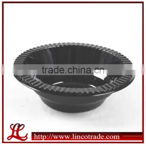 Party Black Plastic PS Disposable Bowl thumbnail-1