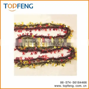 Christmas Wired Tinsel Garland/christmas Tinsel With Bell/ornament Christmas thumbnail-2