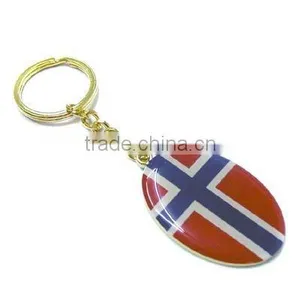 Brass Keychain With Epoxy Coating thumbnail-1