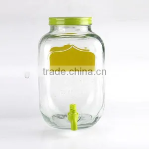 Circleware Colorful 5L Yorkshire Glass Beverage Drink Dispenser thumbnail-2