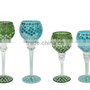 Mosaic Mosaic Goblet Candle Holder thumbnail-5