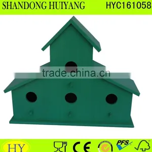 Handmade Christmas Various Combination Wooden Bird House thumbnail-1