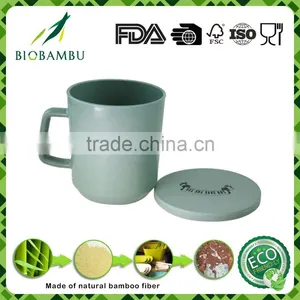 Fashional Popular Hot Design Bamboo Fiber Tea Cup With Lid thumbnail-4