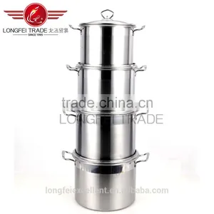 China Large Capacity Popular in Wholesale Market India Market Soup Pot /cooking Pot Set thumbnail-1