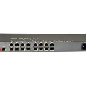 16channels 10/100M/1000M Fiber Ethernet Switch With One 1000M Uplink Ethernet Port and 1000M Fiber Port thumbnail-1