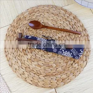 Round Natual Straw Weave Water Hyacinth Dinner Pad Mat Placemat Tablemat for Wedding thumbnail-5