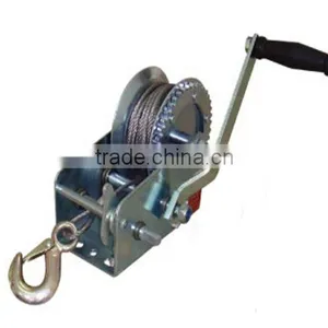 362869-2 Cable 2500 Lbs Capacity 3750 Lbs Breaking Force 4:1/8:1 Gear Ratio Hand Winch thumbnail-2
