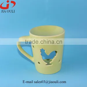 Sepecial Design Colors Cheap Ceramic Cup Shape Oil Burners, Oil Warmer thumbnail-1