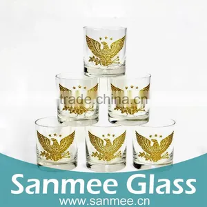 New Product Golden Eagle Decal Old Fashioned Glass Drinking Glass thumbnail-1