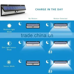 600lm 54 LED Waterproof Motion Sensor Solar Grow Light Led thumbnail-3
