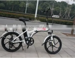 CE 36V 250W Foldable Electric Folding Bike One-piece Aluminum Alloy Wheel thumbnail-3