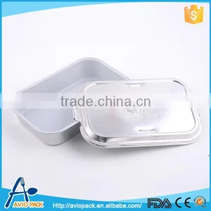High Quality Disposable Eco Friendly Aluminum Foil Lunch Box thumbnail-1