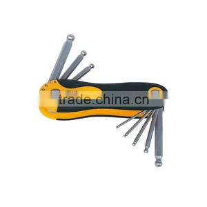 8pcs Curve Key Set(17071 Folding Wrench Set, Wrench, Multifunction) thumbnail-1