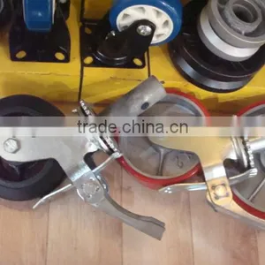 Building Material Frame Rubber Caster Wheel 300mm thumbnail-1