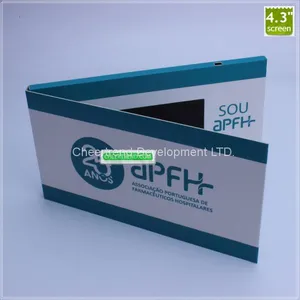 High Quality 4.3″ Lcd Video Post Card,video Flyer,video Brochure,video Mailer,video Greeting Card thumbnail-1
