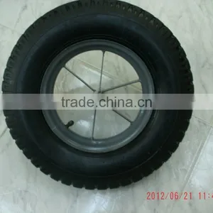 4.80/4.00-8 Rubber Wheel With Steel Rim Made in China thumbnail-2