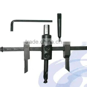 30mm-120mm High Carbon Steel Adjustable Hole Saw Circular Cutter With 7.8mm Hex Shank for Floor thumbnail-1