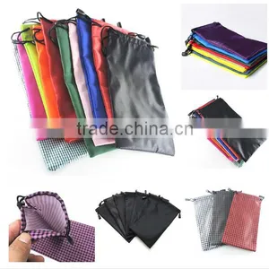 Cheap Soft Cloth Microfiber Jewely Bag Case For Sunglasses Glasses Random Delivery thumbnail-1